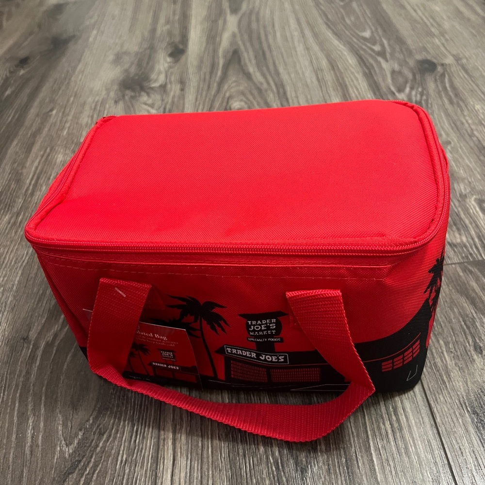 Trader Joe's Red Insulated Bag